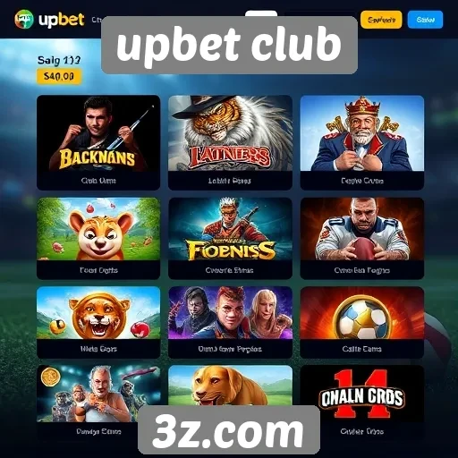 Avaliação das opções de jogos no upbet club